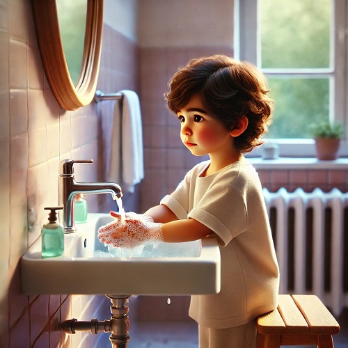 Ինչպես սովորեցնել երեխային ձեռքերը ճիշտ լվանալ